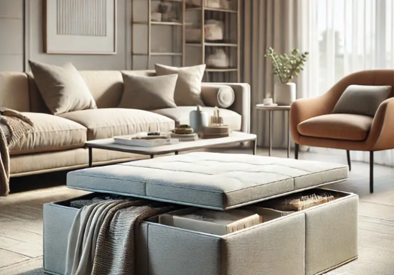 "Elevate Your Home with a Functional and Stylish Storage Ottoman"