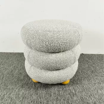 Modern Round Ottoman